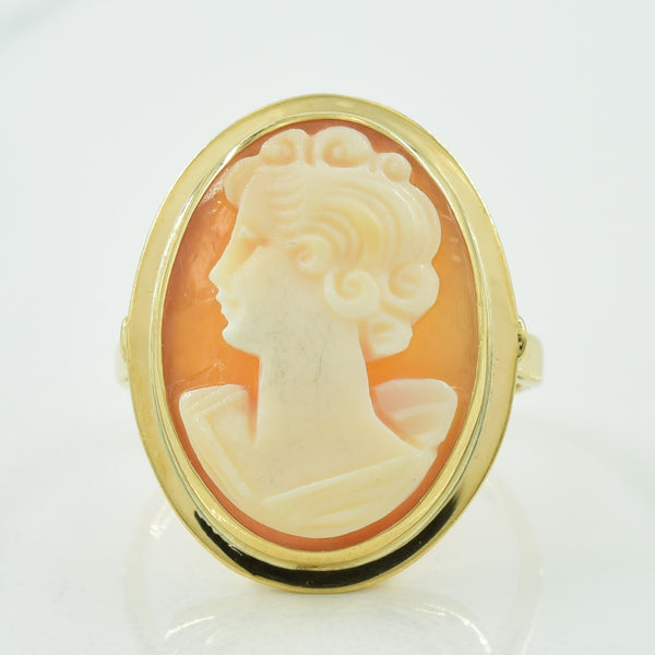 Cameo Shell Ring | 5.00ct | SZ 5.25 |