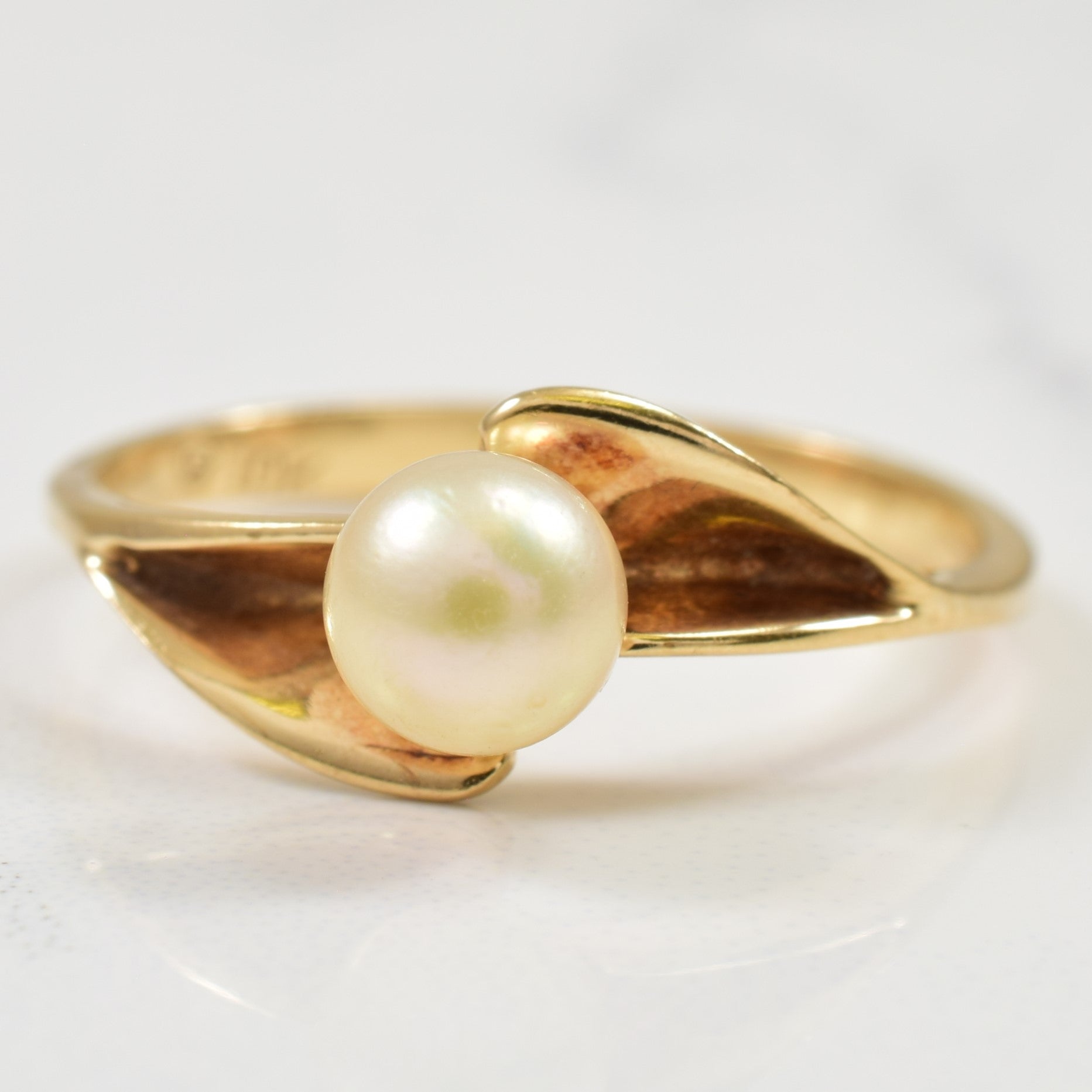 Bague en perle | 1,00 ct | Taille 5,75 | 