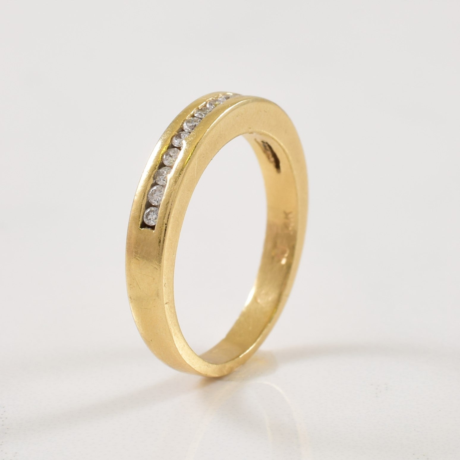 Channel Set Diamond Ring | 0.10ctw | SZ 5 |