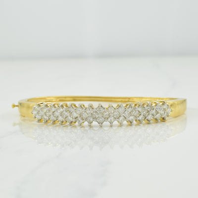14k Yellow Gold Diamond Bracelet | 2.30ctw | 8