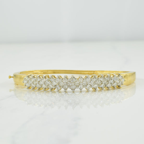 14k Yellow Gold Diamond Bracelet | 2.30ctw | 8