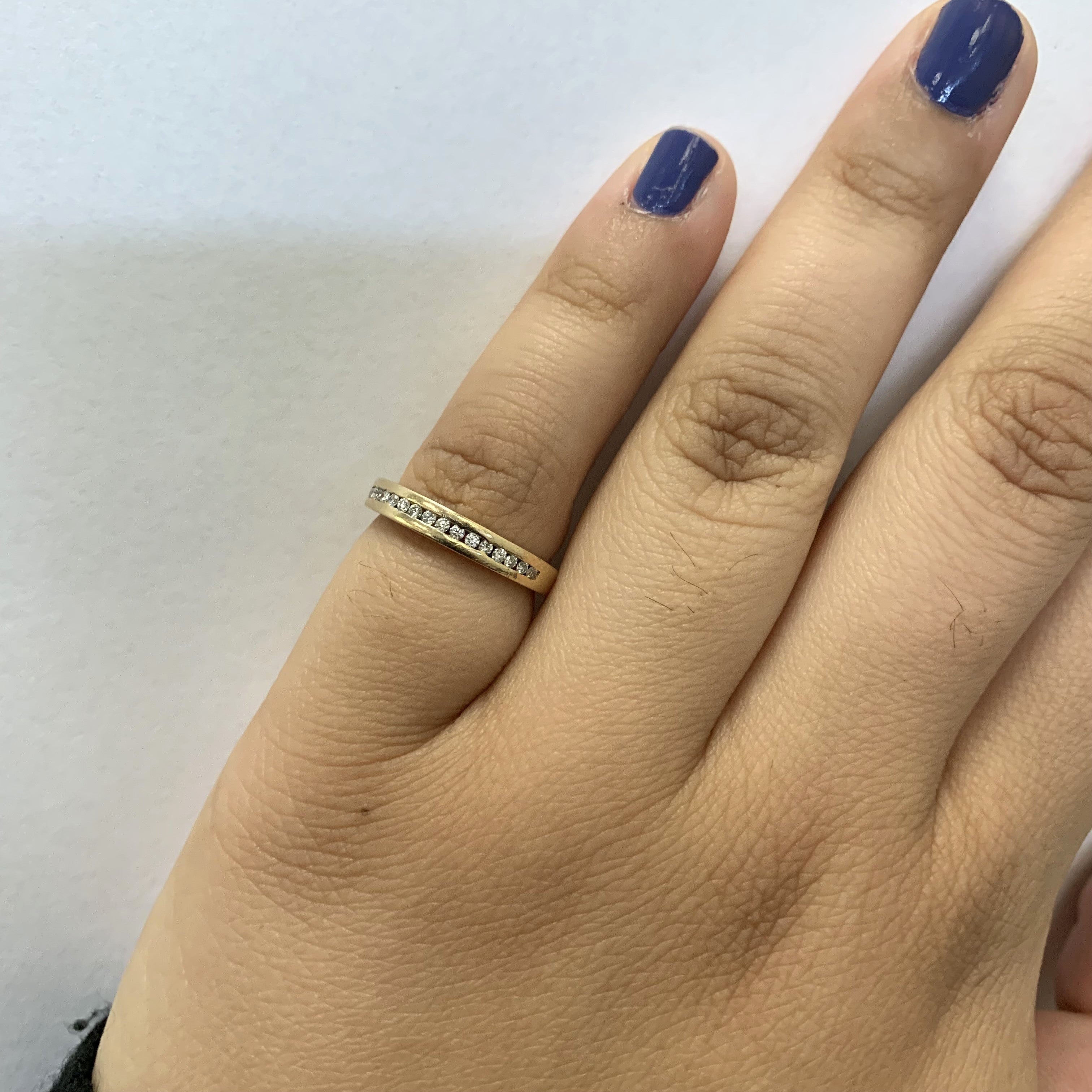 Channel Set Diamond Ring | 0.10ctw | SZ 5 |