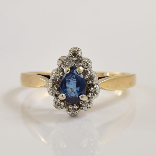 Sapphire & Diamond Ring | 0.35ct, 0.03ctw | SZ 4.75 |