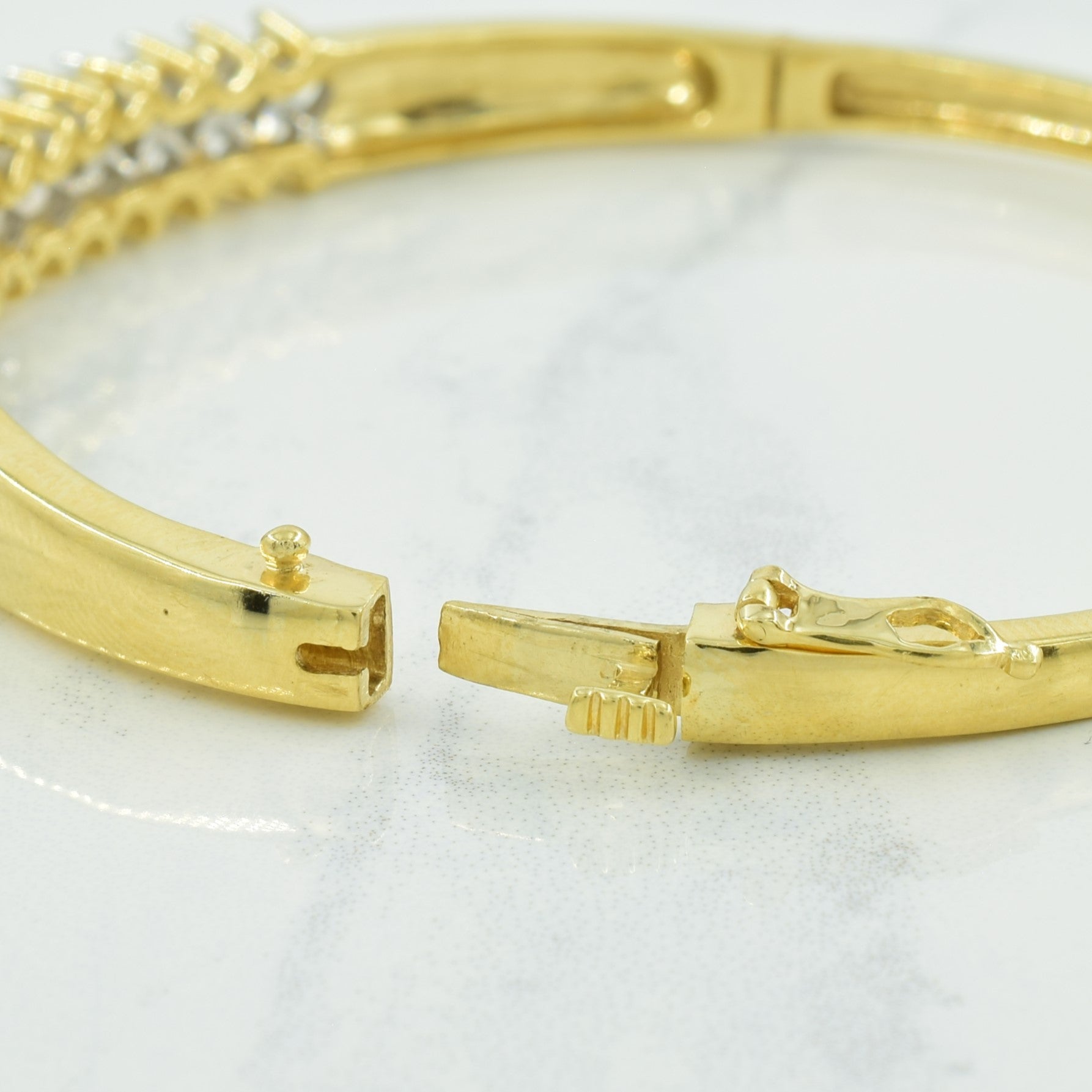 14k Yellow Gold Diamond Bracelet | 2.30ctw | 8" |