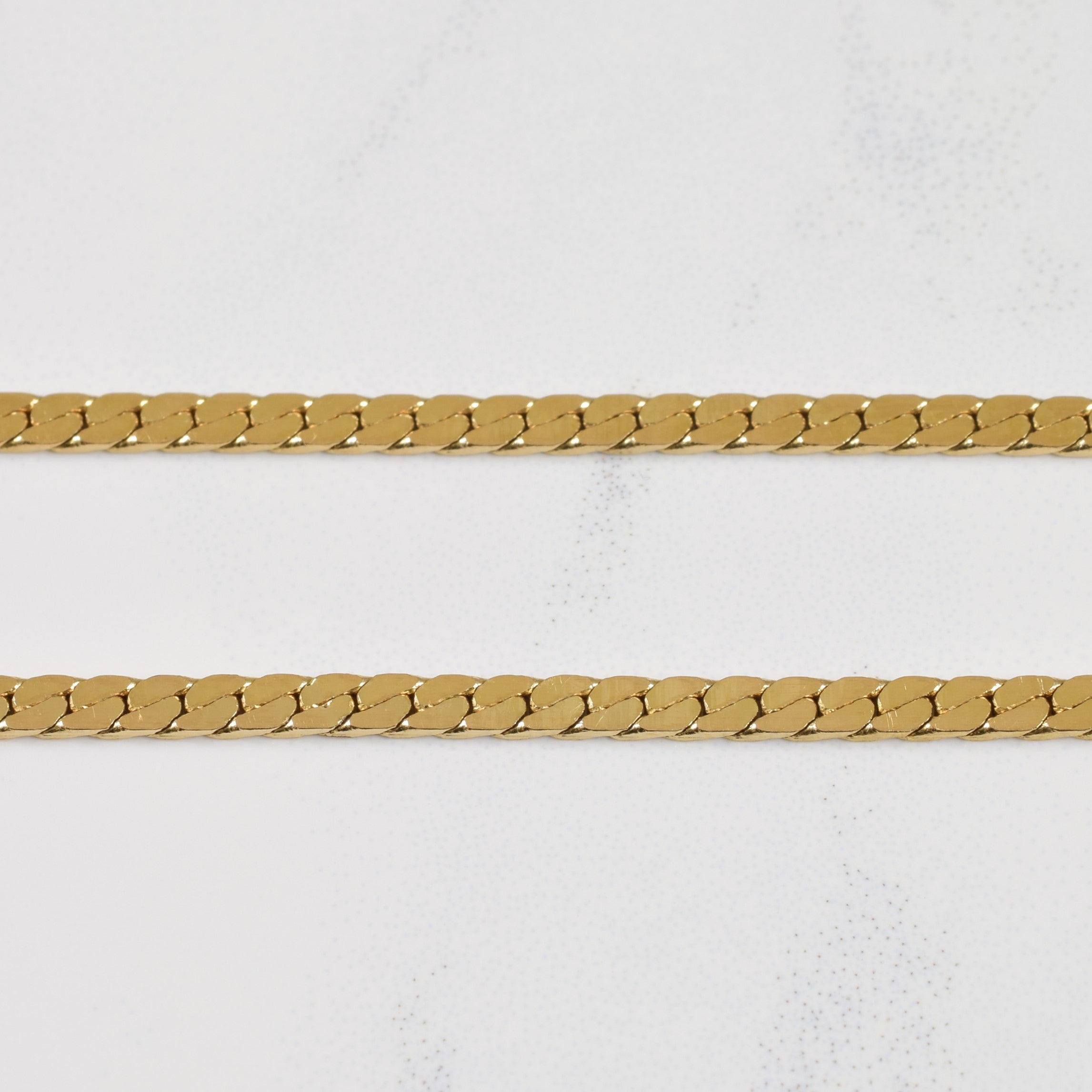 10k Yellow Gold Herringbone Chain | 20.5" |