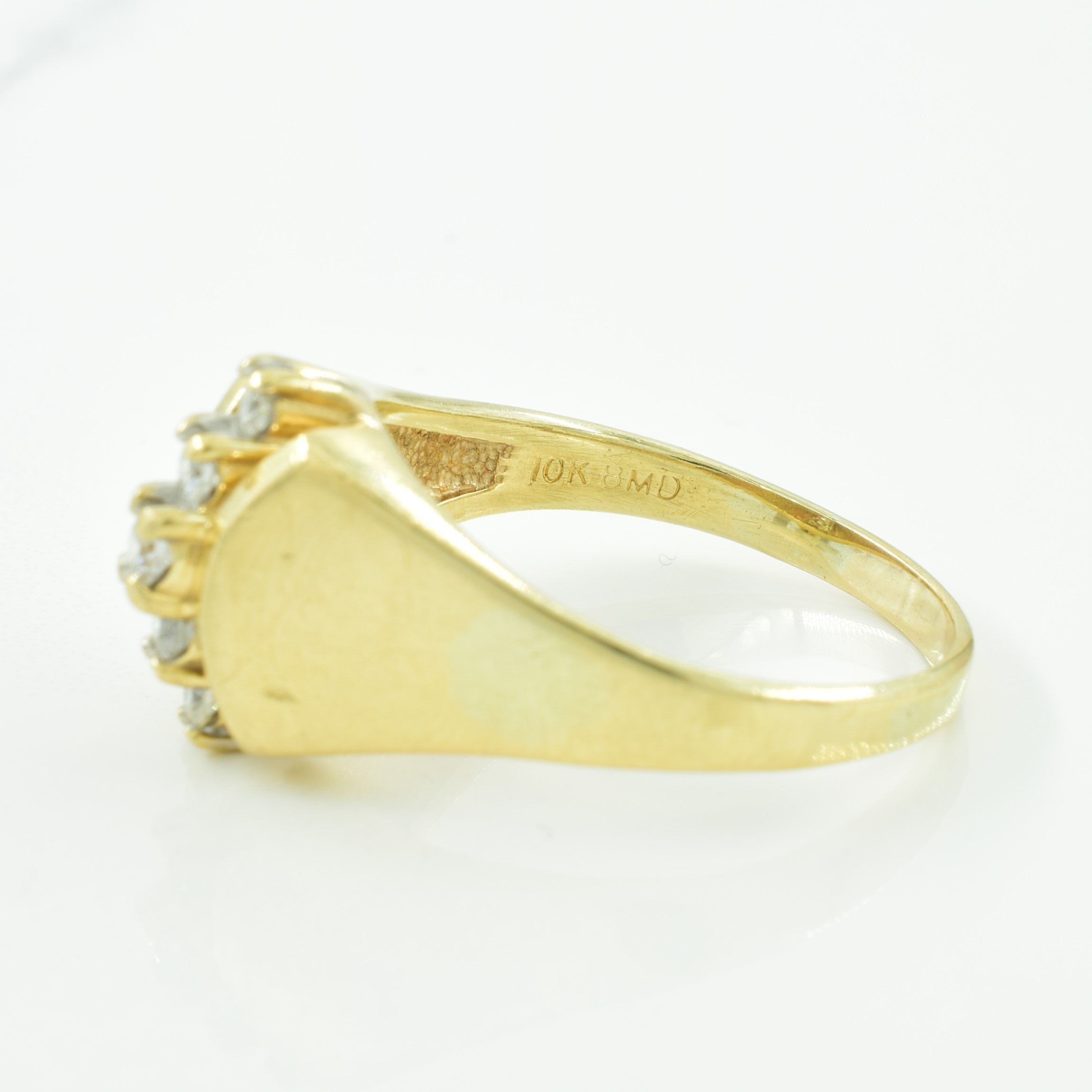 Vertical Diamond Ring | 0.26ctw | SZ 10.75 |