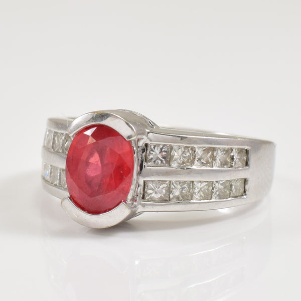 Sapphire & Diamond Ring | 1.60ct, 1.00ctw | SZ 6.75 |