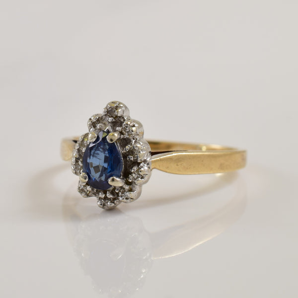 Sapphire & Diamond Ring | 0.35ct, 0.03ctw | SZ 4.75 |