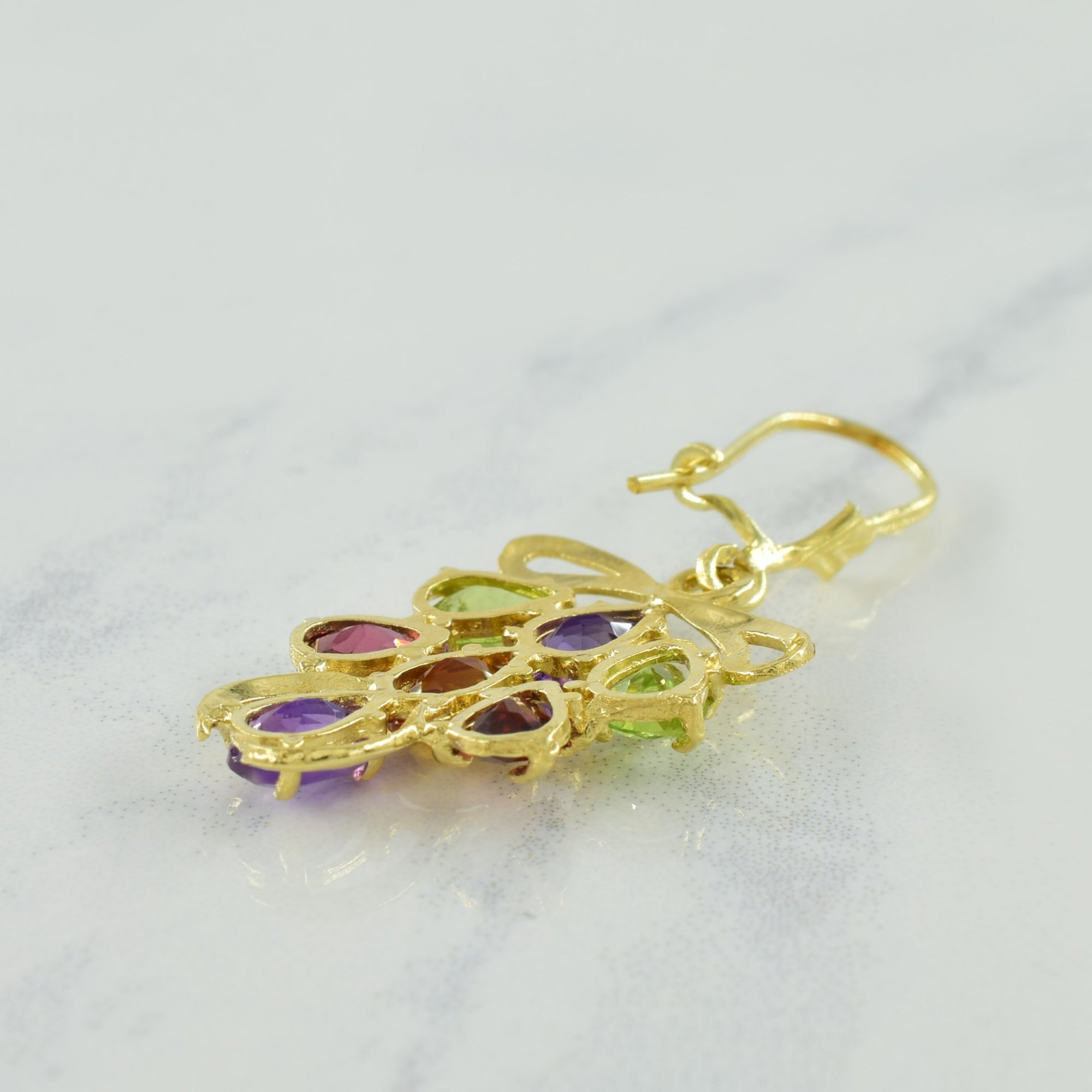 Multi Gemstone Earrings | 4.76ctw |