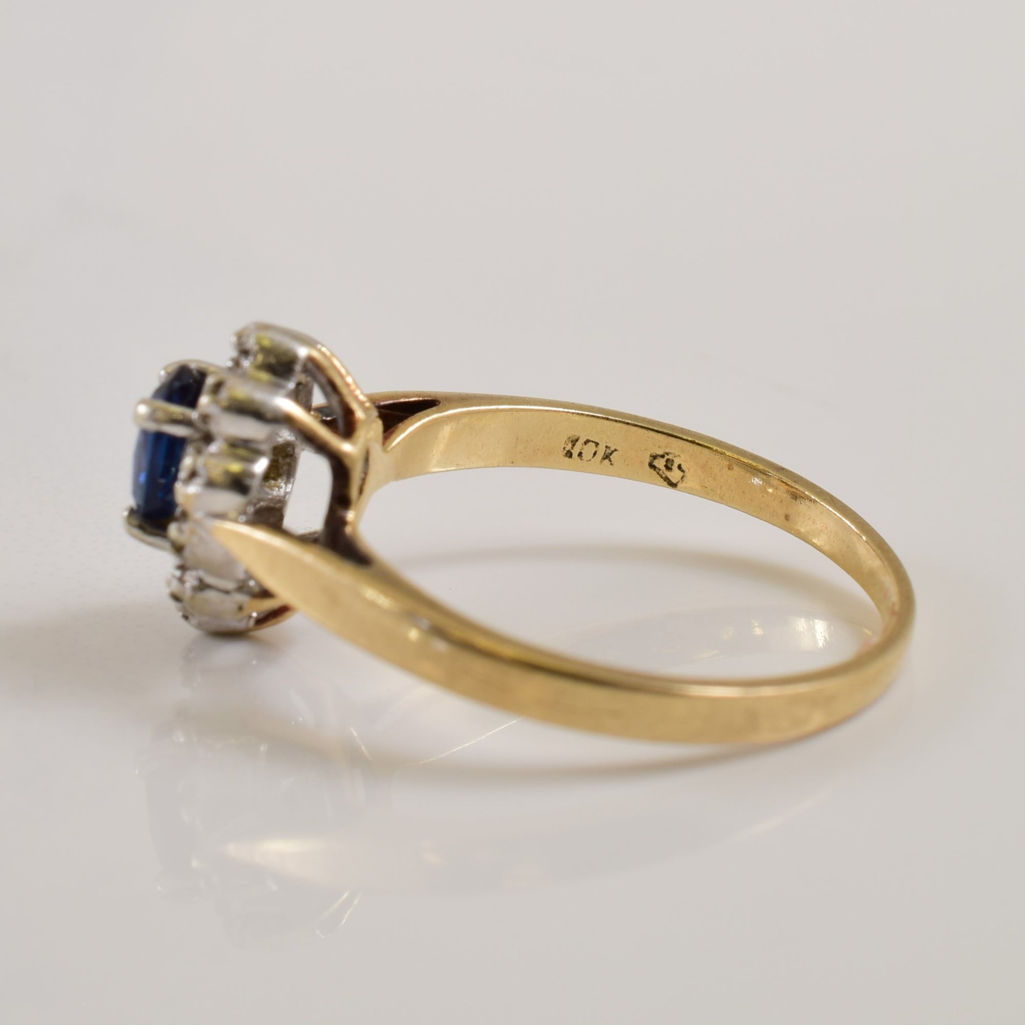 Sapphire & Diamond Ring | 0.35ct, 0.03ctw | SZ 4.75 |