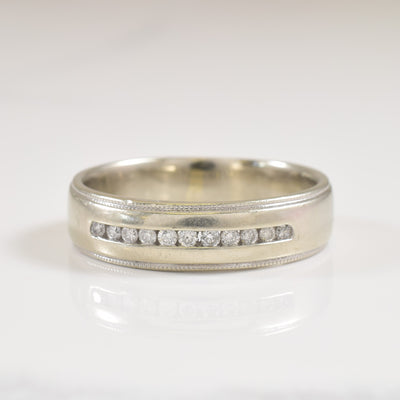 Channel Set Diamond Band | 0.22ctw | SZ 11.75 |