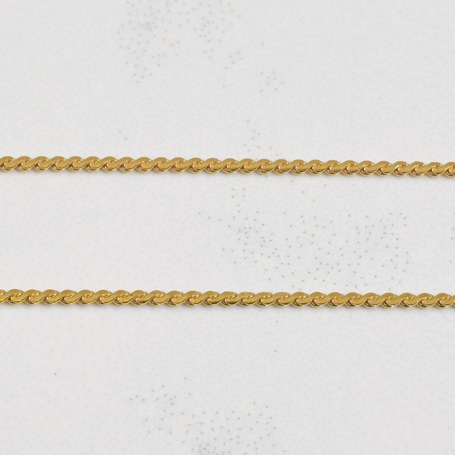 18k Yellow Gold Serpentine Chain | 20" |