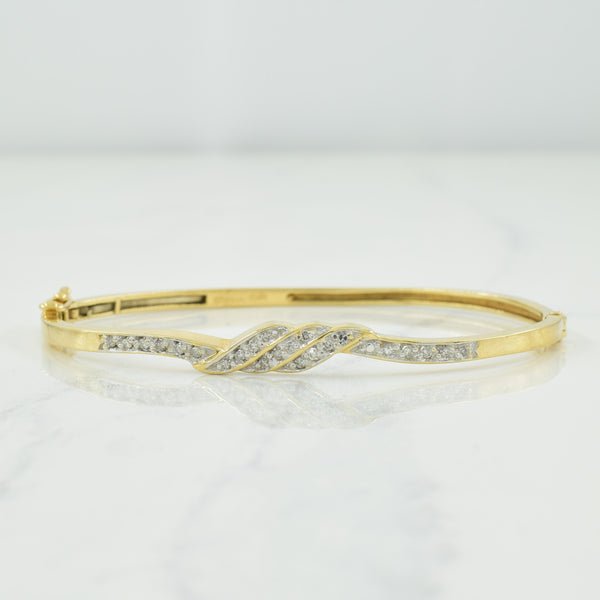 10k Yellow Gold Diamond Bracelet | 0.16ctw | 7