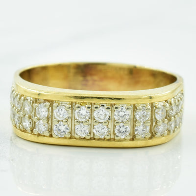 Two Row Diamond Ring | 0.56ctw | SZ 9 |