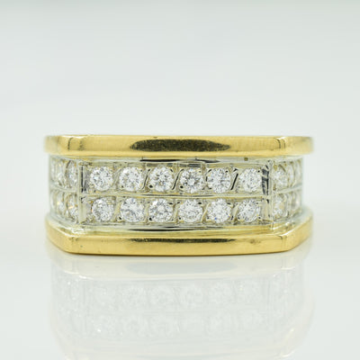 Pave Set Diamond Ring | 0.48ctw | SZ 6 |