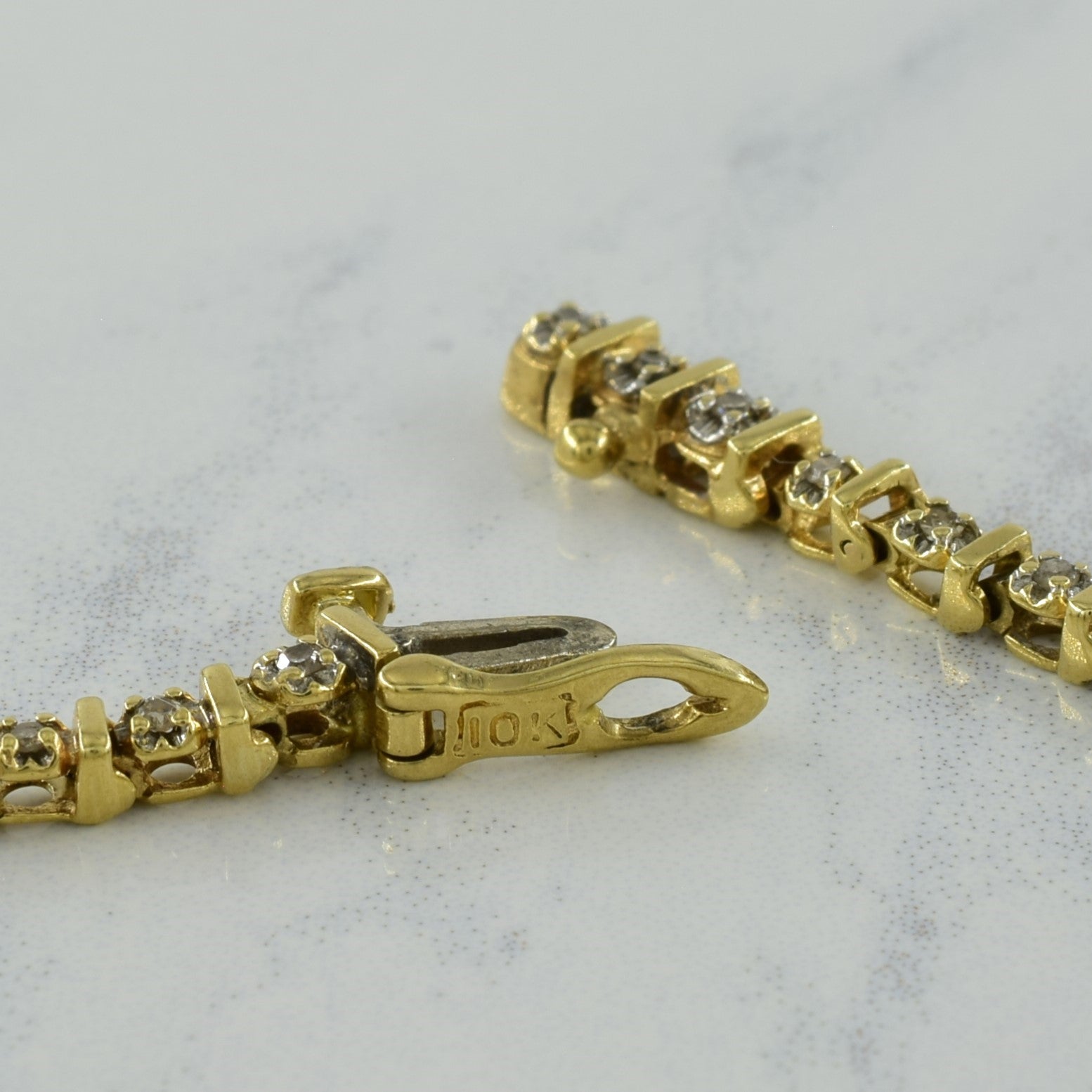 Bracelet de tennis en diamants | 0,50 ct | 7,5 po | 