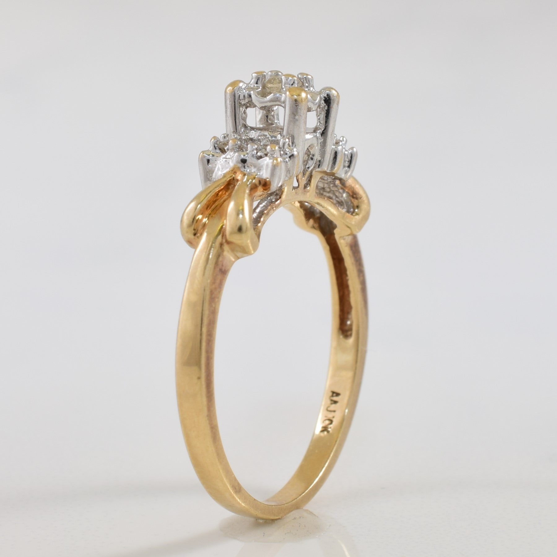 High Set Diamond Ring | 0.09ctw | SZ 6.75 |