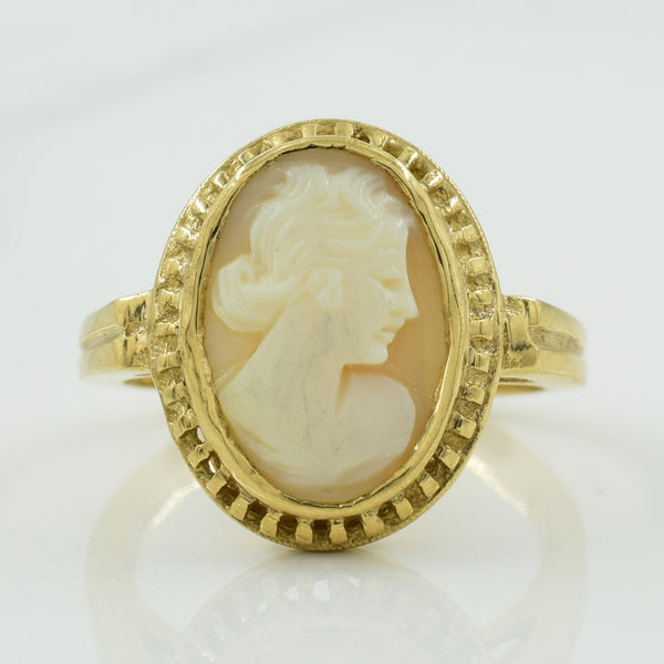 Cameo Shell Ring | 2.00ct | SZ 5.25 |