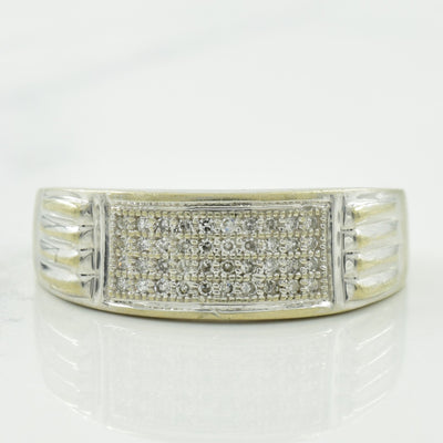 Diamond Grid Ring | 0.15ctw | SZ 7 |
