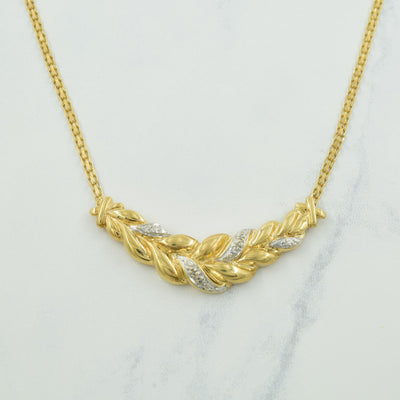 Diamond Pendant Necklace | 0.02ctw | 17.50