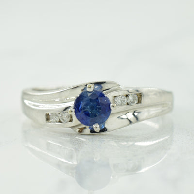 Sapphire & Diamond Ring | 0.36ct, 0.04ctw | SZ 7.5 |