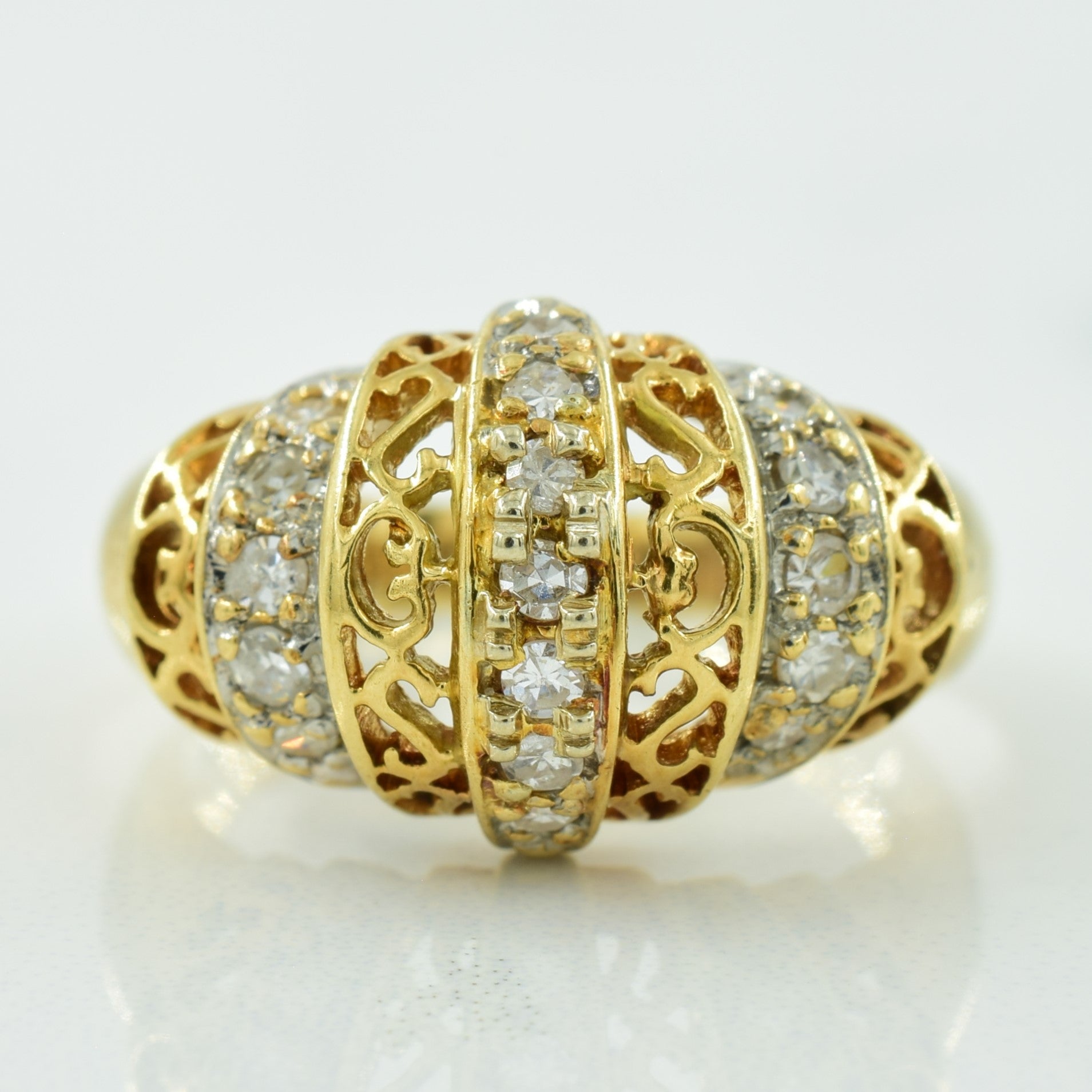 Diamond Cocktail Ring | 0.23ctw | SZ 5.25 |