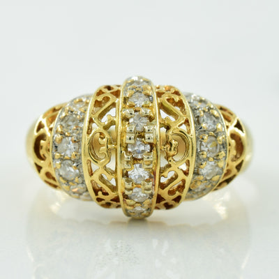Diamond Cocktail Ring | 0.23ctw | SZ 5.25 |