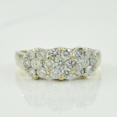 Diamond Cluster Ring | 0.80ctw | SZ 7.25 |