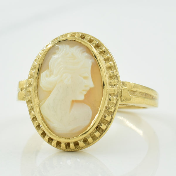 Cameo Shell Ring | 2.00ct | SZ 5.25 |