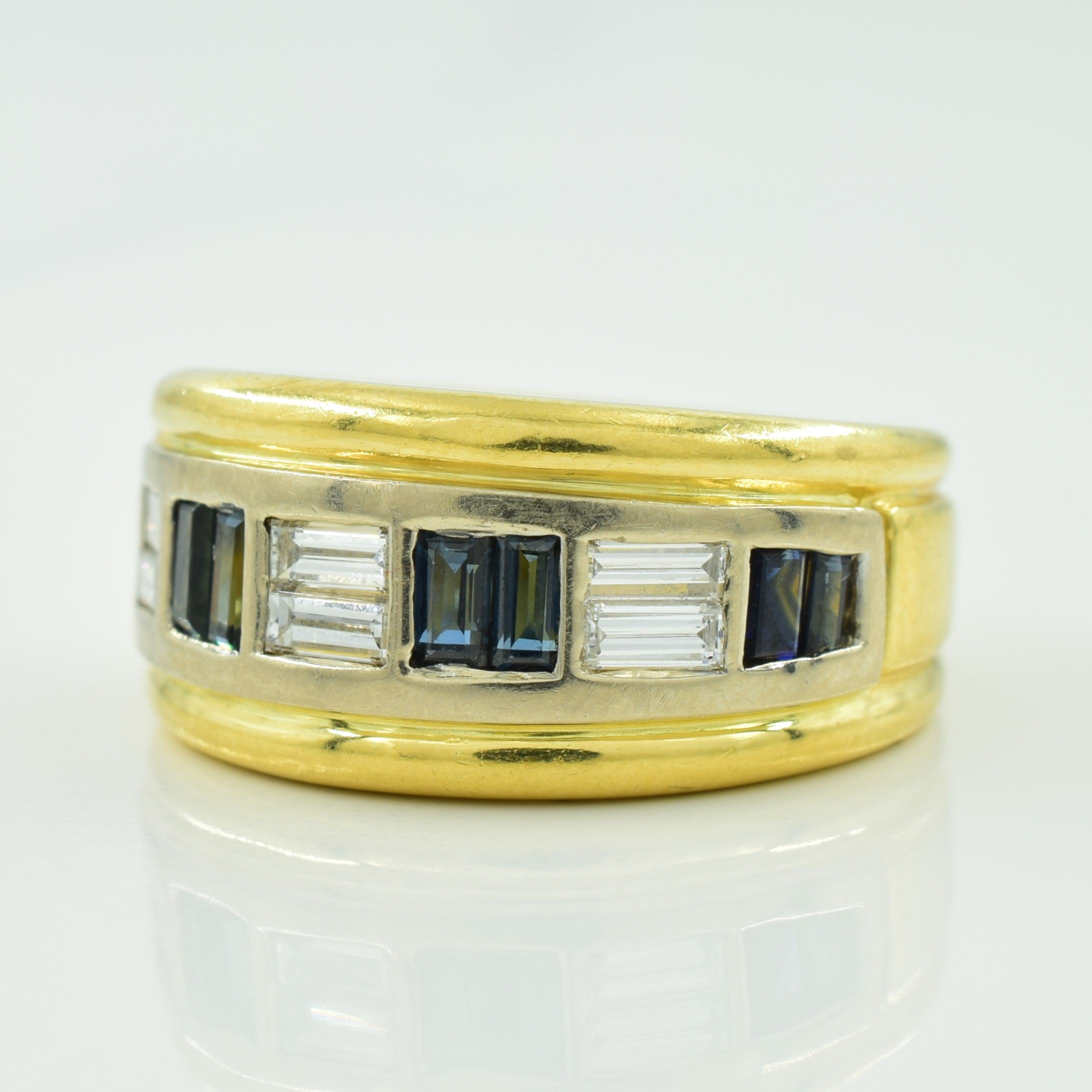 Sapphire & Diamond Ring | 0.40ctw, 0.30ctw | SZ 6 |