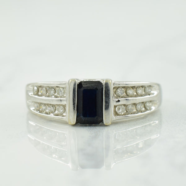 Sapphire & Diamond Ring | 0.52ct, 0.14ctw | SZ 6.5 |
