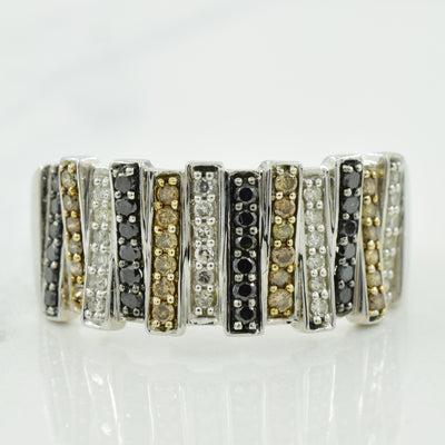 Pave Set Diamond Ring | 0.60ctw | SZ 12.5 |