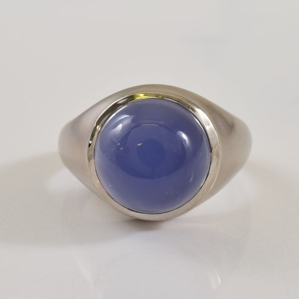 Chalcedony Cocktail Ring | 5.50ct | SZ 7.5 |
