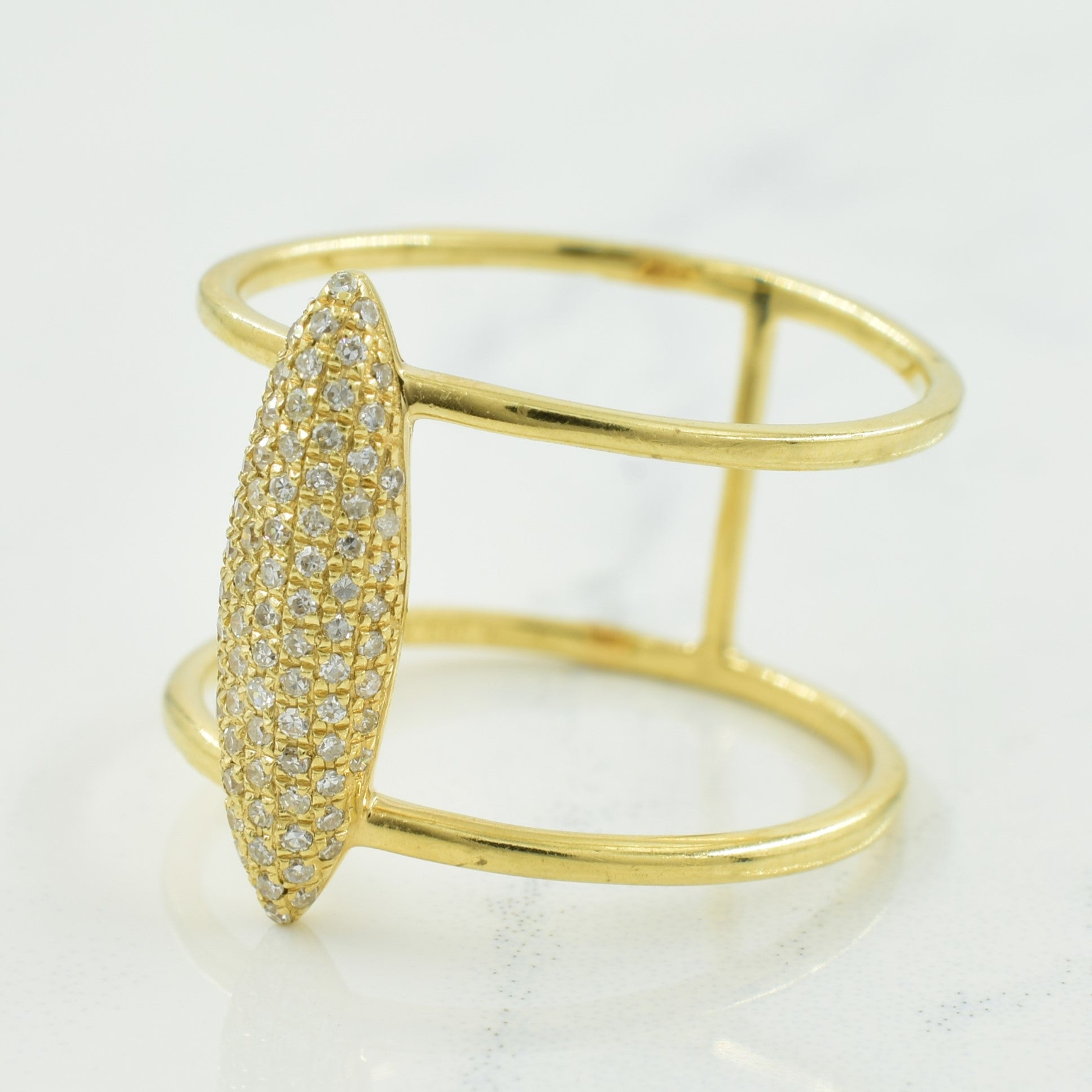 Marquise Shaped Diamond Ring | 0.30ctw | SZ 7.5 |