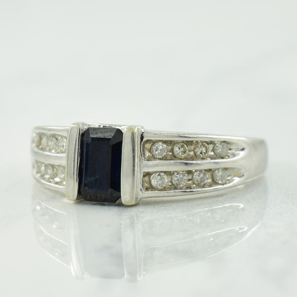 Sapphire & Diamond Ring | 0.52ct, 0.14ctw | SZ 6.5 |