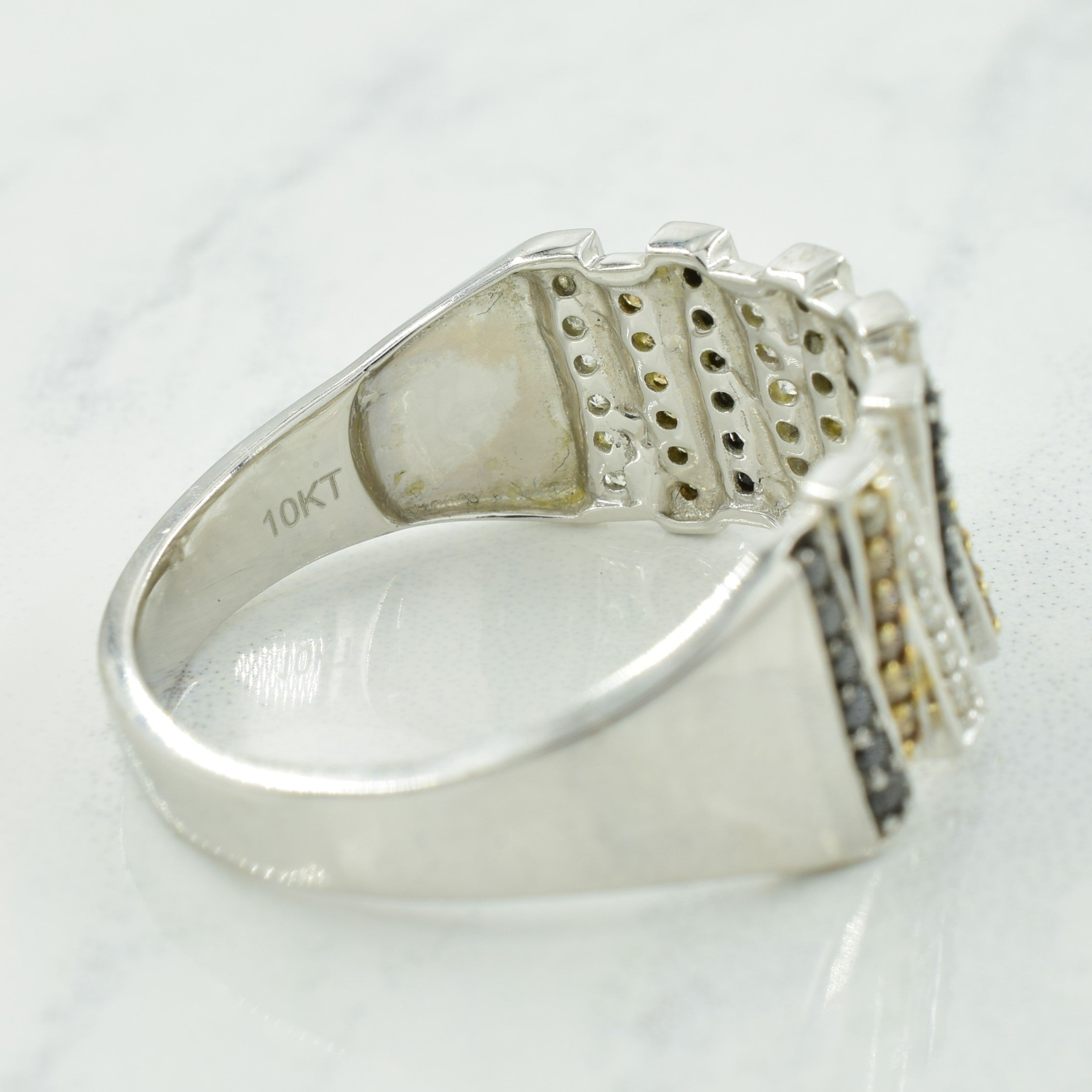 Pave Set Diamond Ring | 0.60ctw | SZ 12.5 |