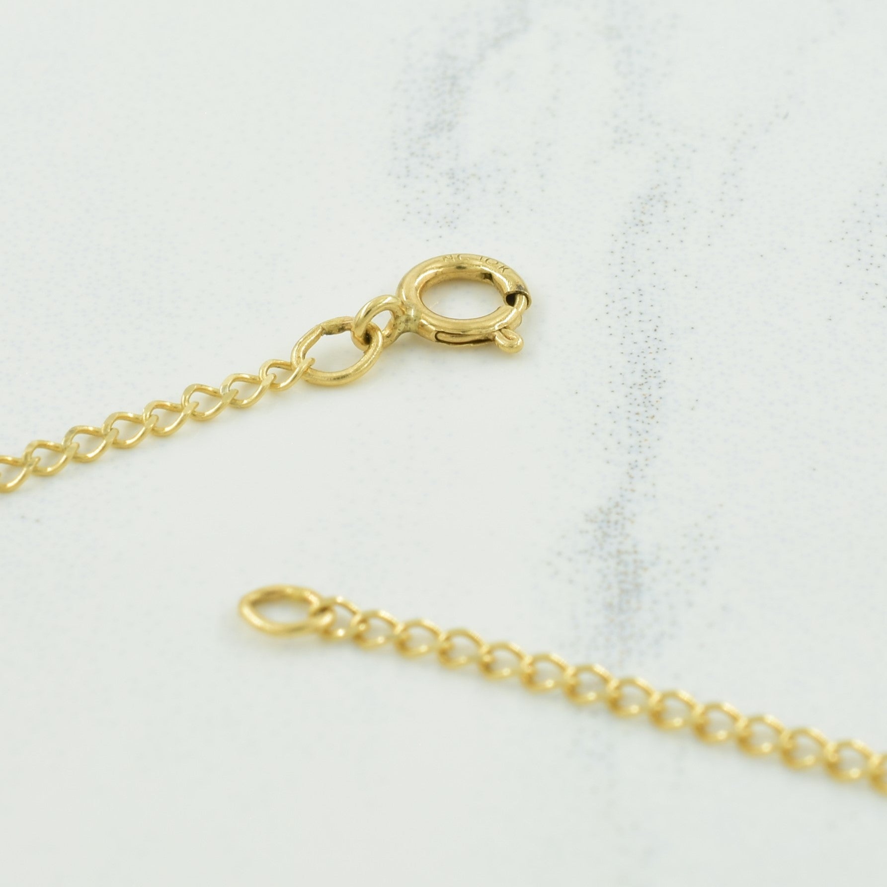 Iolite & Diamond Pendant Necklace | 0.36ctw, 0.01ctw | 17.50