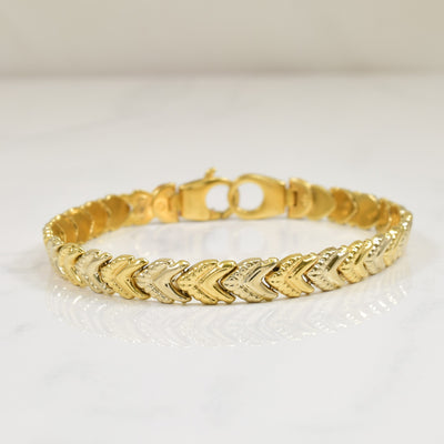 18k Yellow Gold Bracelet | 7.5