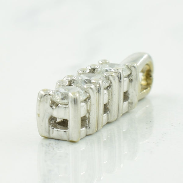 Three Stone Diamond Pendant | 0.25ctw |