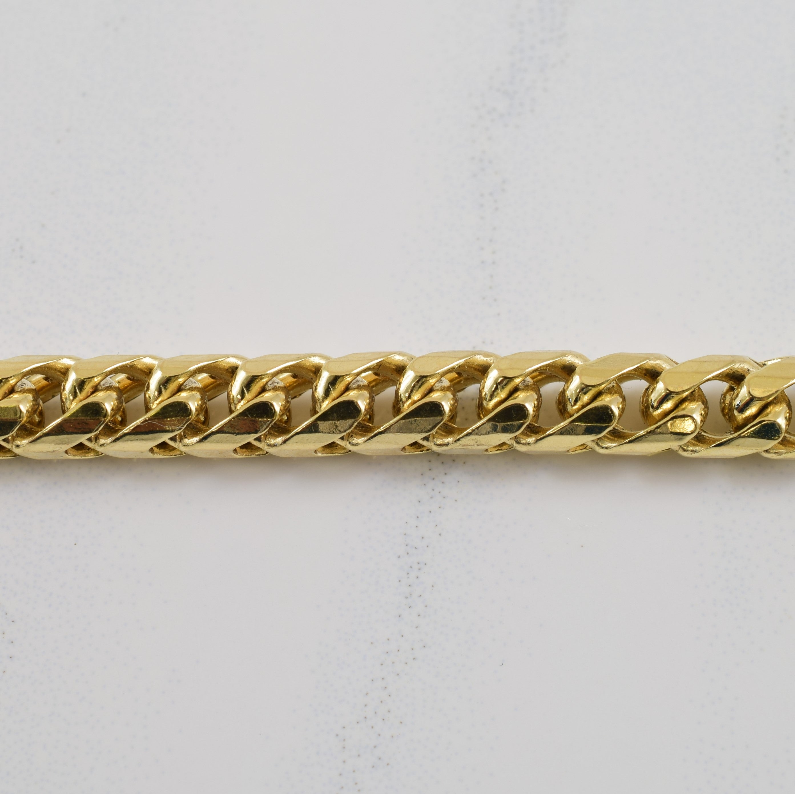 14k Yellow Gold Foxtail Chain Bracelet | 7.25" |