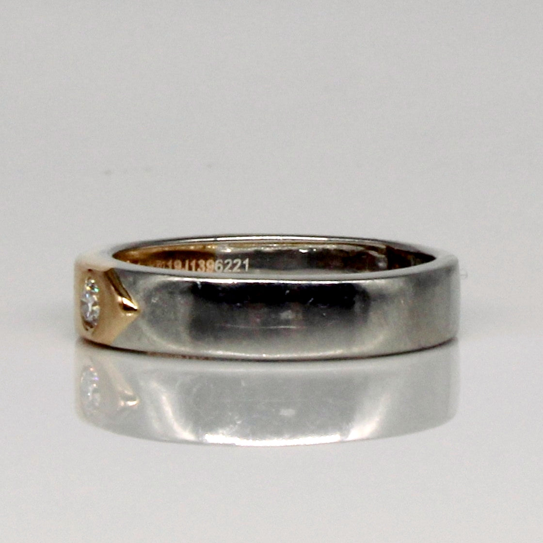 Gypsy Set Solitaire Diamond Ring | 0.07 ctw | SZ 5.25 |