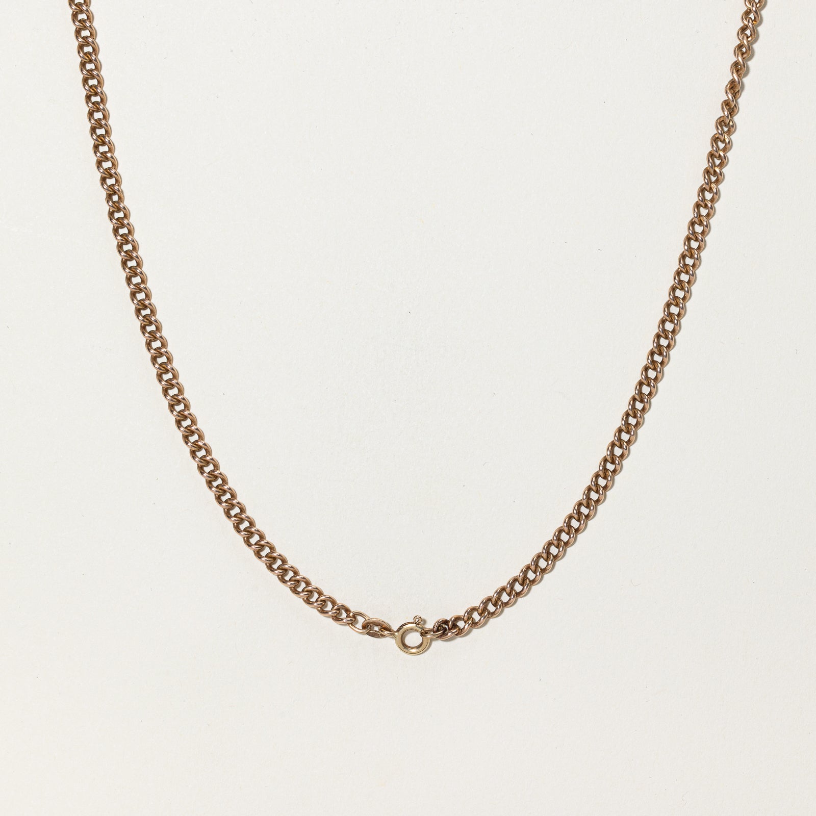 10k Rose Gold Curb Chain | 21.25" |