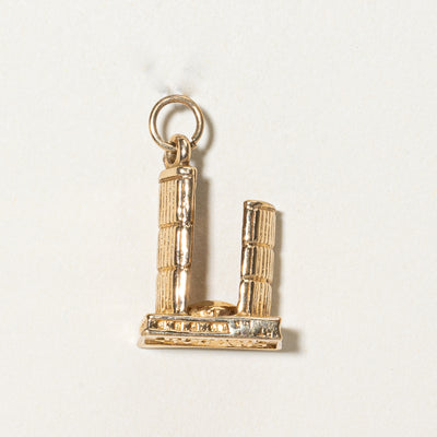 14k Yellow Gold 'City Hall Toronto' Charm |