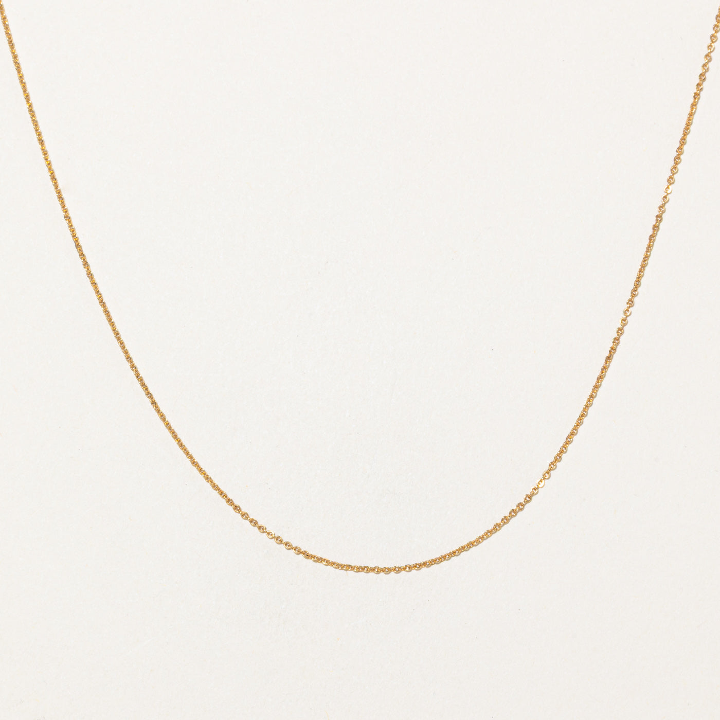 10k Yellow Gold Chain | 18" |