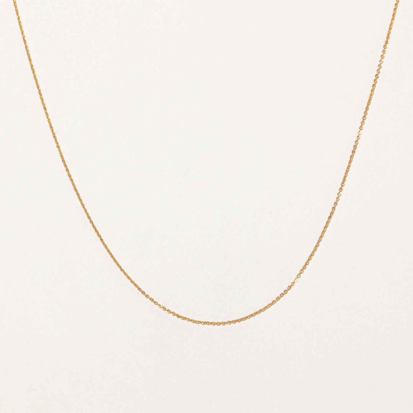 10k Yellow Gold Chain | 18" |