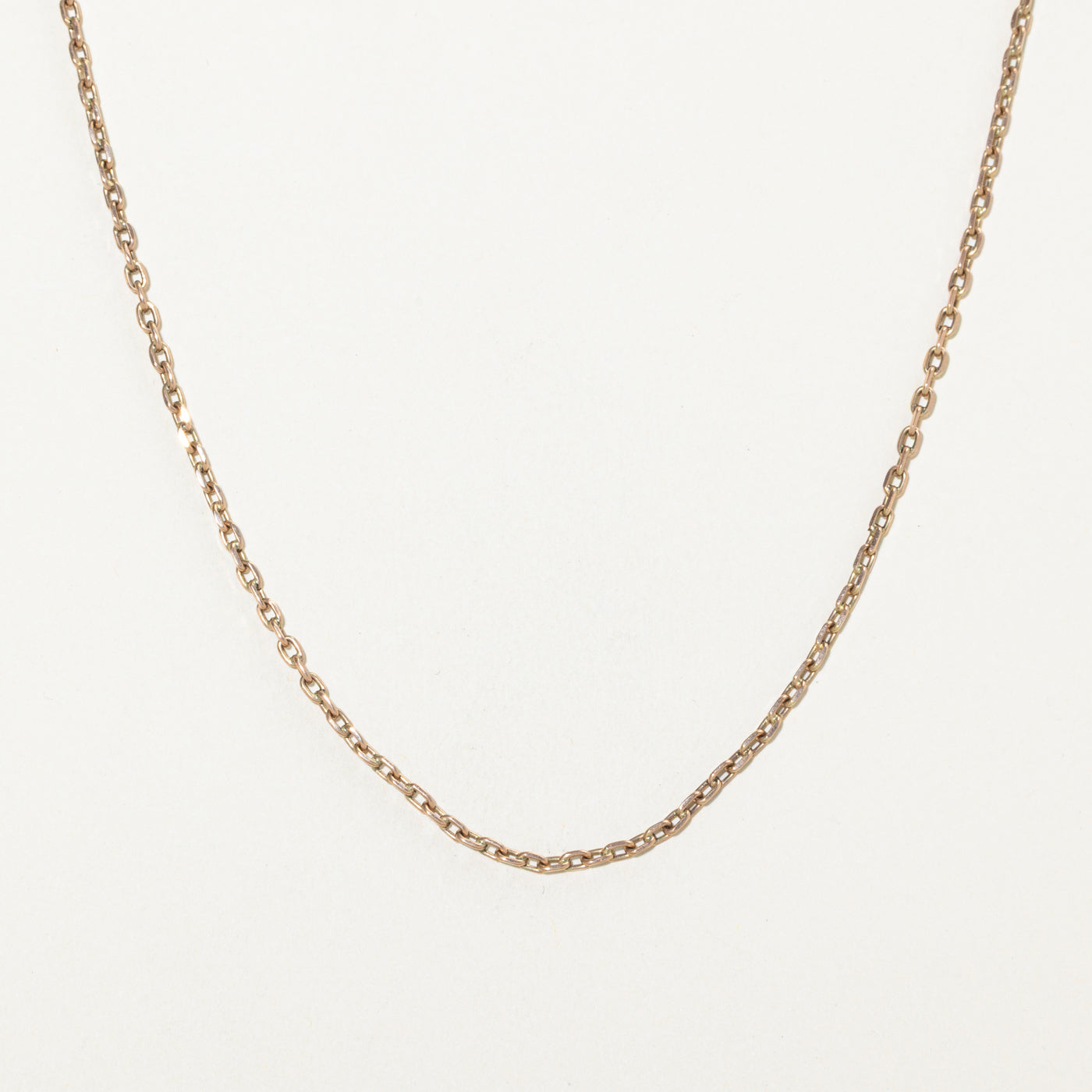Mid-90s Odessa 14k Yellow Gold Rectangular Link Chain | 24" |