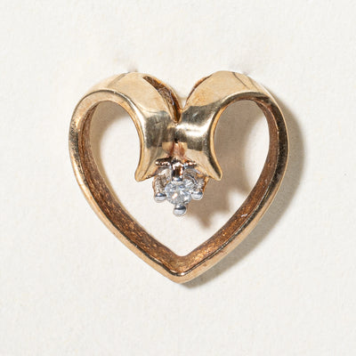 Diamond Heart Pendant | 0.03ct |
