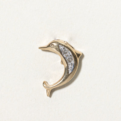 Diamond Dolphin Pendant | 0.03ctw |