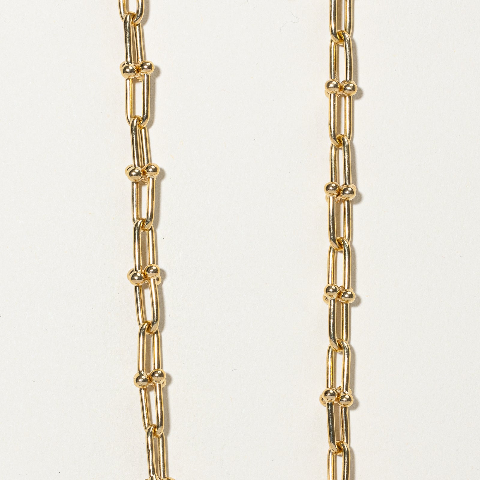 Hardware Inspired 18k Yellow Gold Chain | 19.5" |