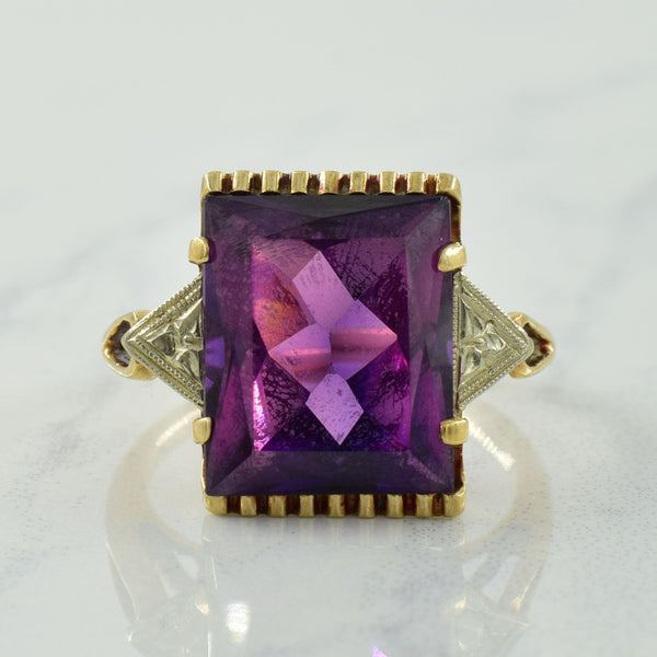 Synthetic Purple Sapphire Ring | 8.00ct | SZ 5.25 |